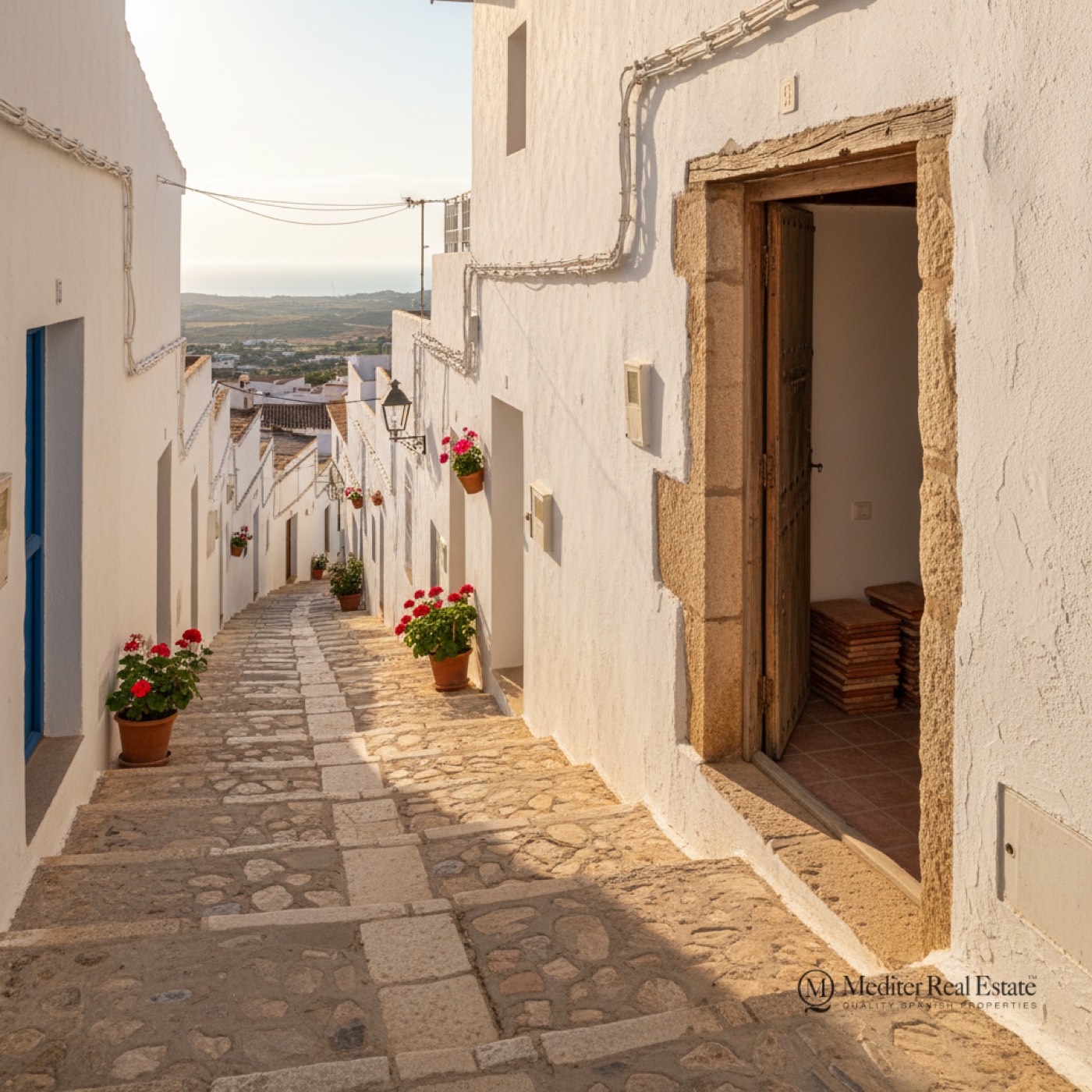 Comprar una casa de pueblo en los pueblos blancos de Costa Almería: accesos, medianeras y restauración