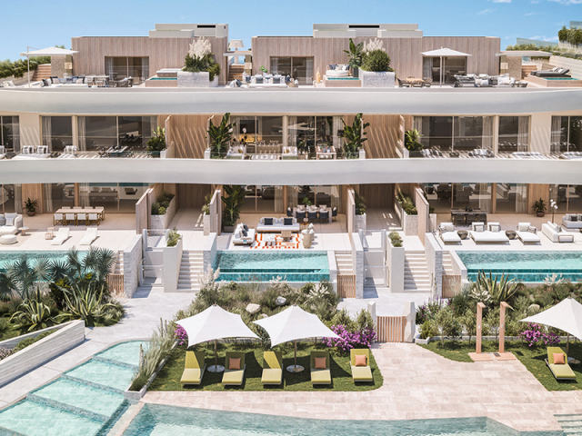 Frontline beach apartments in Marbella