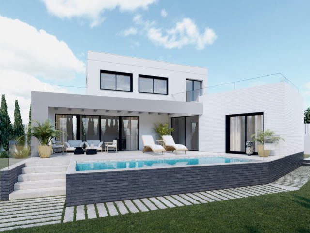 Villas with sea views in Arroyo de la Miel