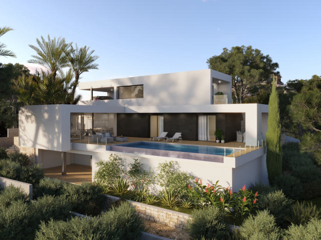 Villas with sea views in Cumbres del Sol