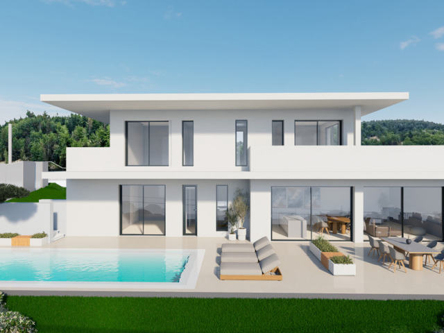 Villas with sea views in Estepona