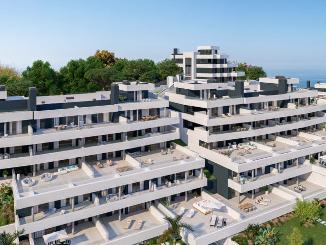 Apartments with sea views in Alto de los Monteros