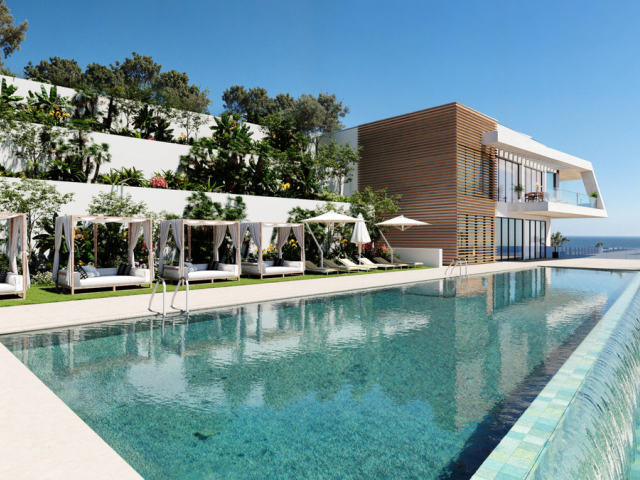 Houses with sea views in Elviria
