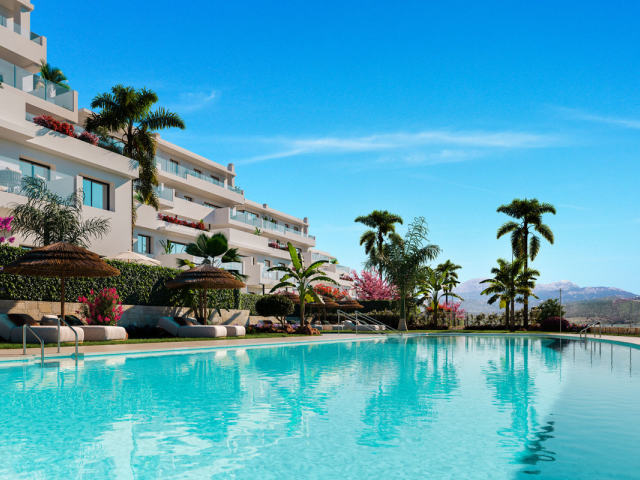 Apartments with sea views in Finca Cortesín
