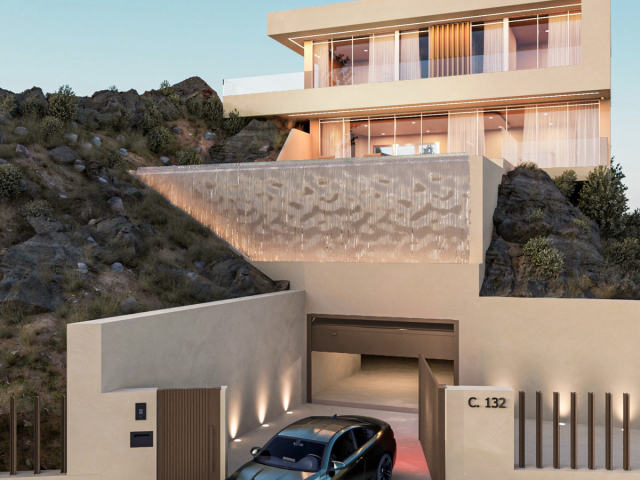 Villas with sea views in Benalmádena