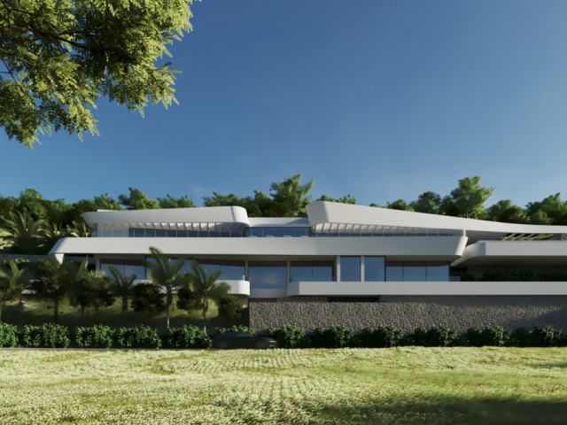 Villas with sea views in Altea