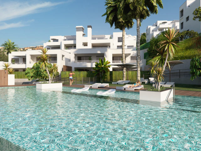 Apartments with sea views in Casares Costa
