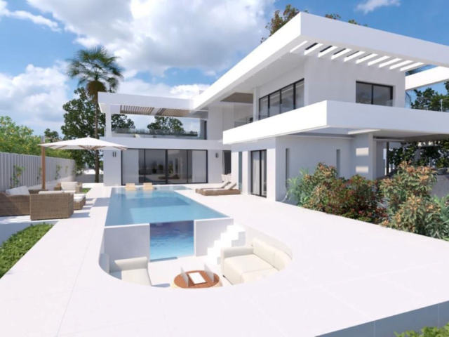Villas with sea views in Manilva