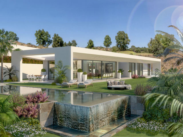 Villas with sea views in Calahonda