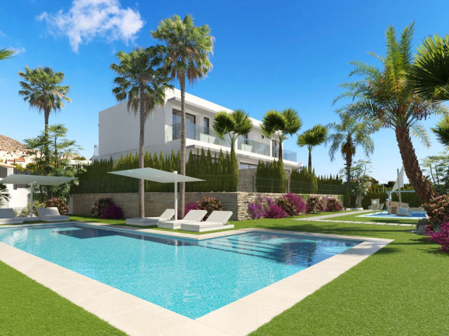 Houses and villas with sea views in Balcón de Finestrat-Terra Marina