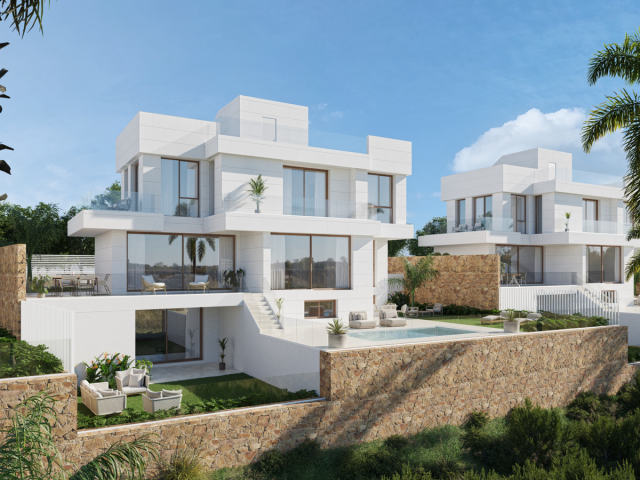 Villas with sea views in Azata Golf Estepona Oeste