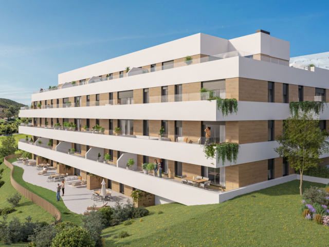 Frontline golf apartments in La Cala de Mijas