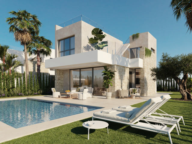 Villas with sea views in Balcón de Finestrat-Terra Marina
