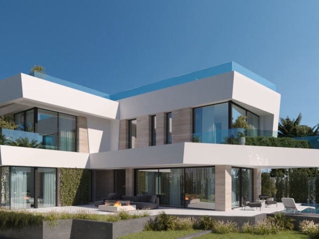 Villas with sea views in Sitio de Calahonda