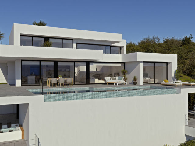 Villas with sea views in Cumbre del Sol