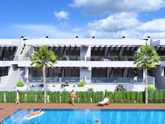 Apartments with golf views in Algorfa