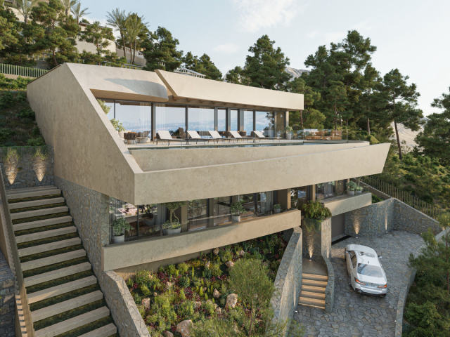 Villas with sea views in Altea Hills