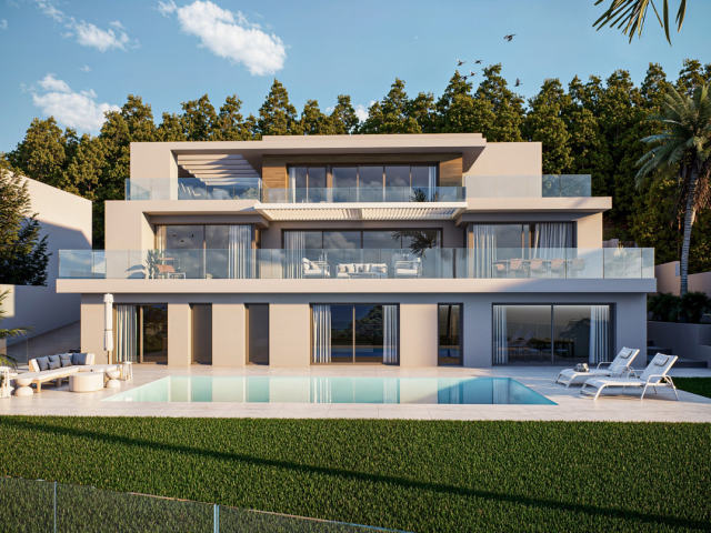 Villas with sea views in Altea Hills