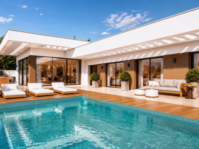 Villas with golf views in Casares
