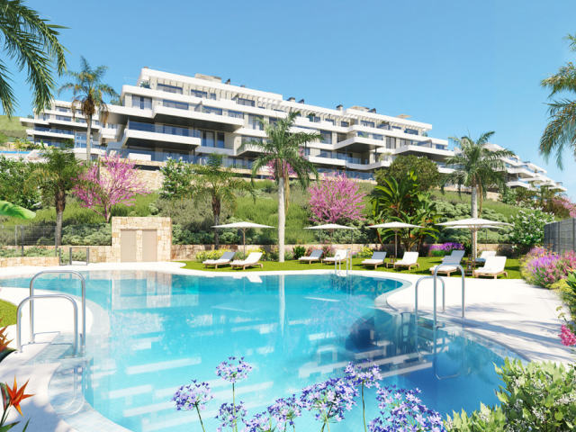 Frontline beach apartments in Mijas