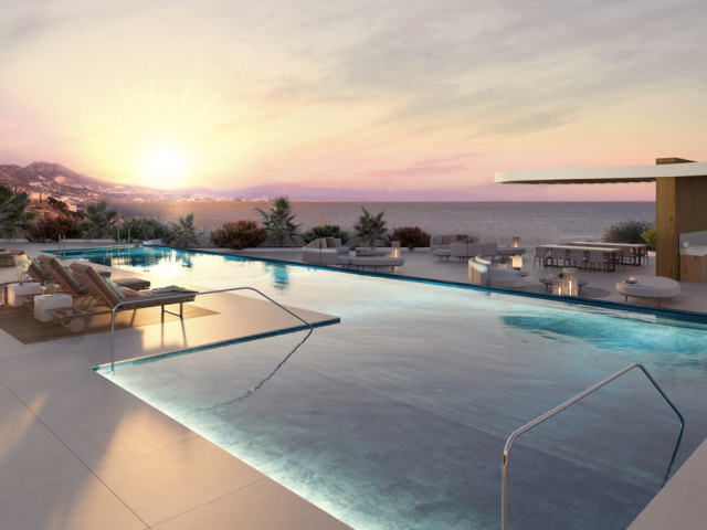 Apartments with sea views in Calaburra - Chaparral