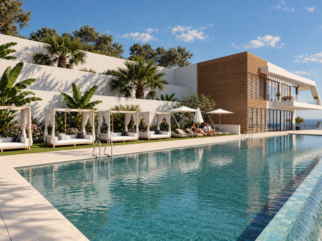 Houses with sea views in Elviria