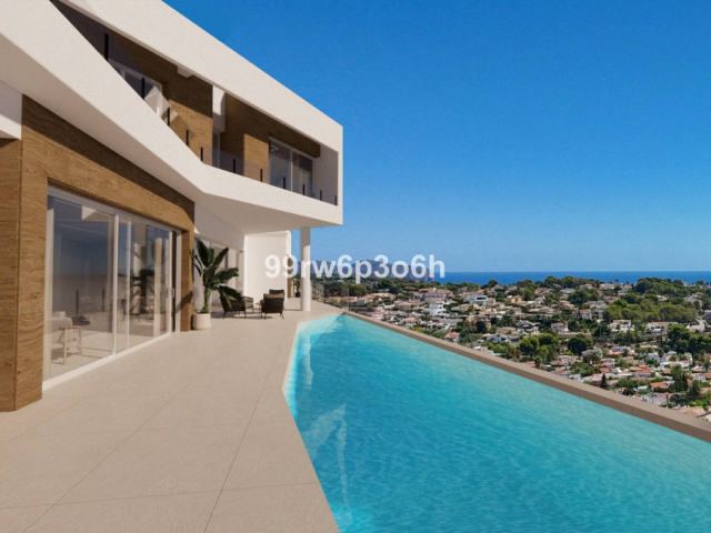 Villas with sea views in Calpe