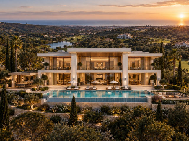Villas with golf views in Benahavis