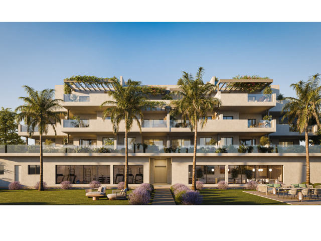 Apartments with sea views in Casares Golf