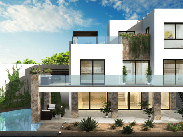 Villas with golf views in La Marquesa