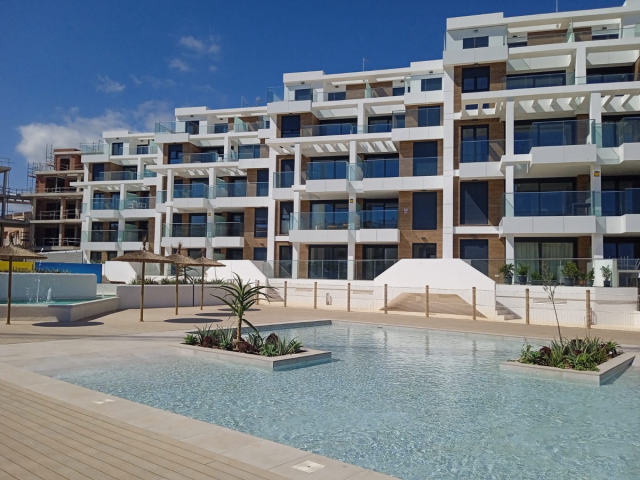 Frontline beach apartments in Las Marinas