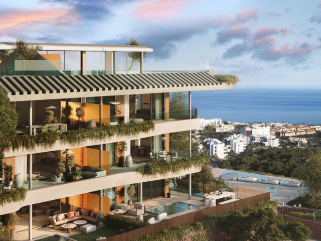 Apartments with sea views in El Higuerón