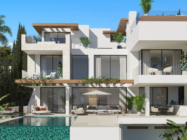 Villas with sea views in Parque Selwo Aventura