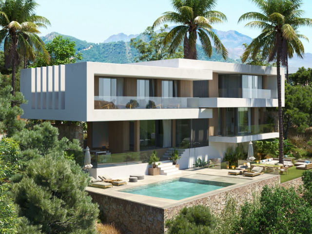 Villas with sea views in La Quinta