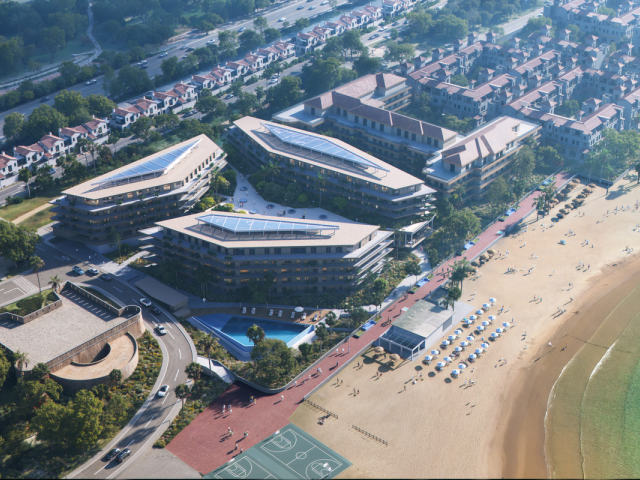 Frontline beach apartments in El Castillo
