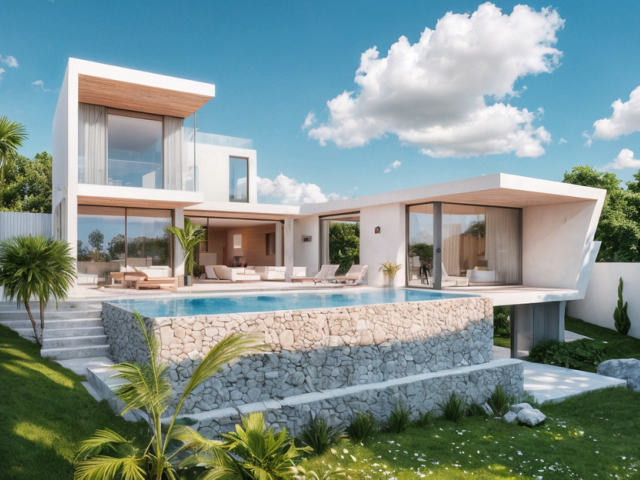 Frontline beach villas in Mijas