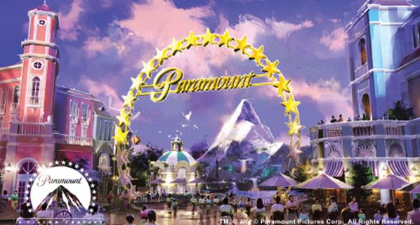 Paramount pictures theme park